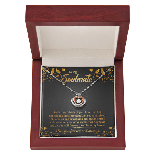Crown Pendant Necklace:To MY Soulmate