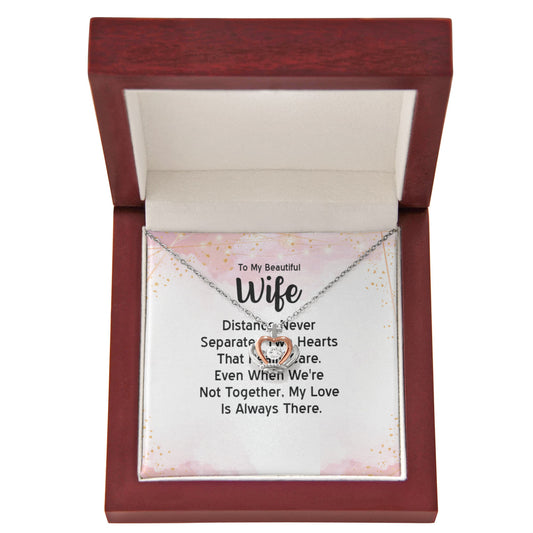 Crown Pendant Necklace: To My Beautiful Wife
