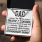 Artisan Cross with Cuban Link Chain: Dad You Are My Greatest Adventure