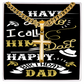 Artisan Cross with Cuban Link Chain: Happy Birthday Dad