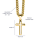 Artisan Cross with Cuban Link Chain: Dad  You Are  A Remarkable  Man