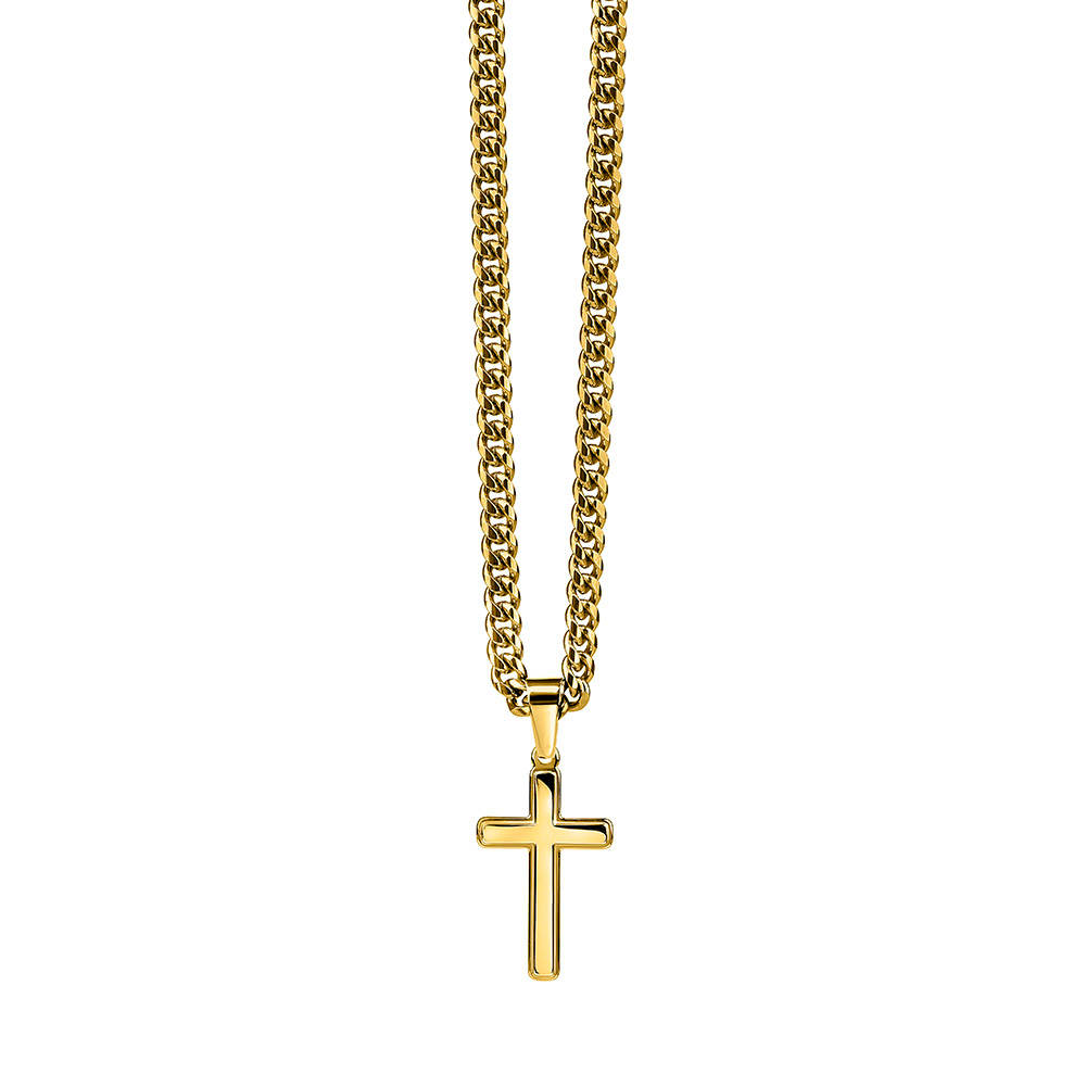 Artisan Cross with Cuban Link Chain: Bonus Dad Life Better